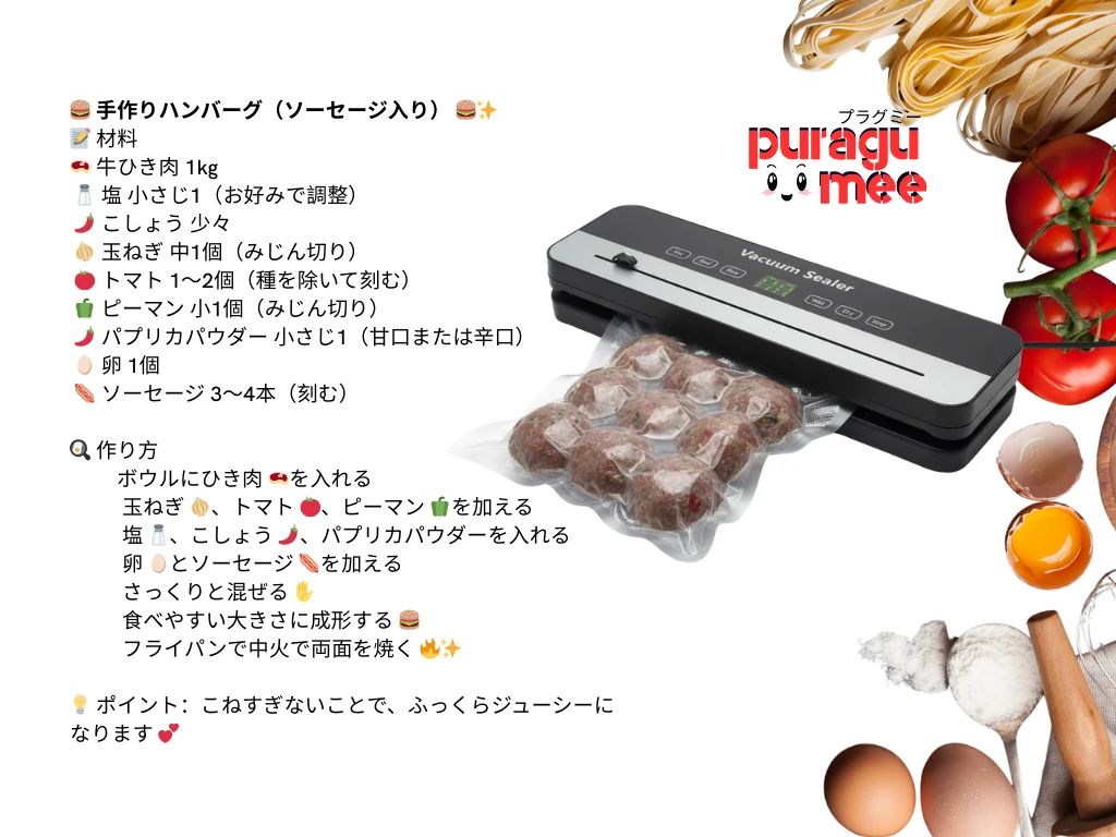 🍖真空パックシーラー Vacuum Sealer