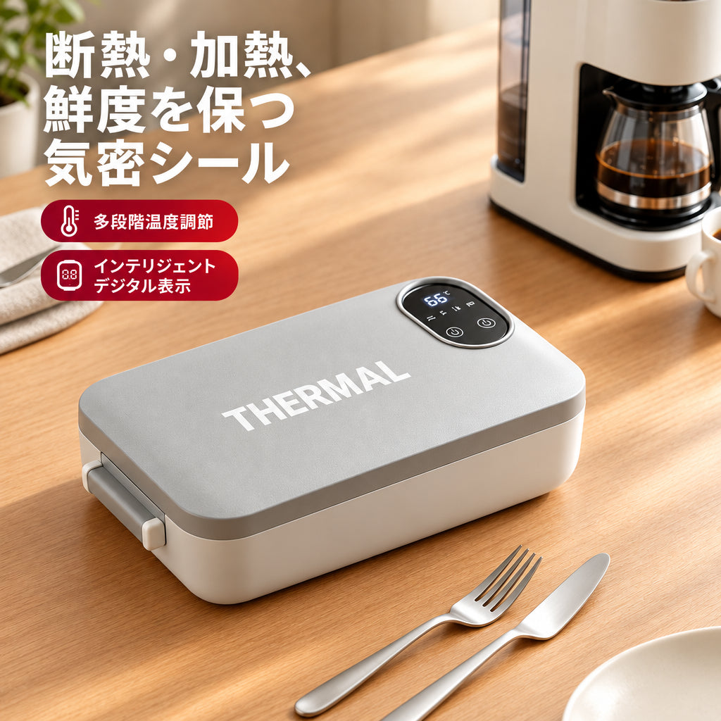 POKA™充電式 電気加熱弁当箱|アツアツ ランチボックス