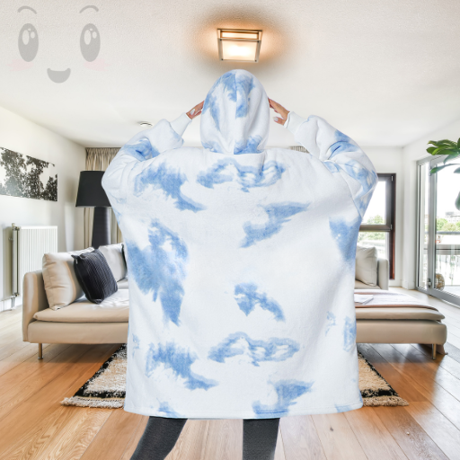 ❄️✨【冬の必需品！究極のふわもこ“ブランケットパーカー”】✨❄️