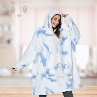 ❄️✨【冬の必需品！究極のふわもこ“ブランケットパーカー”】✨❄️